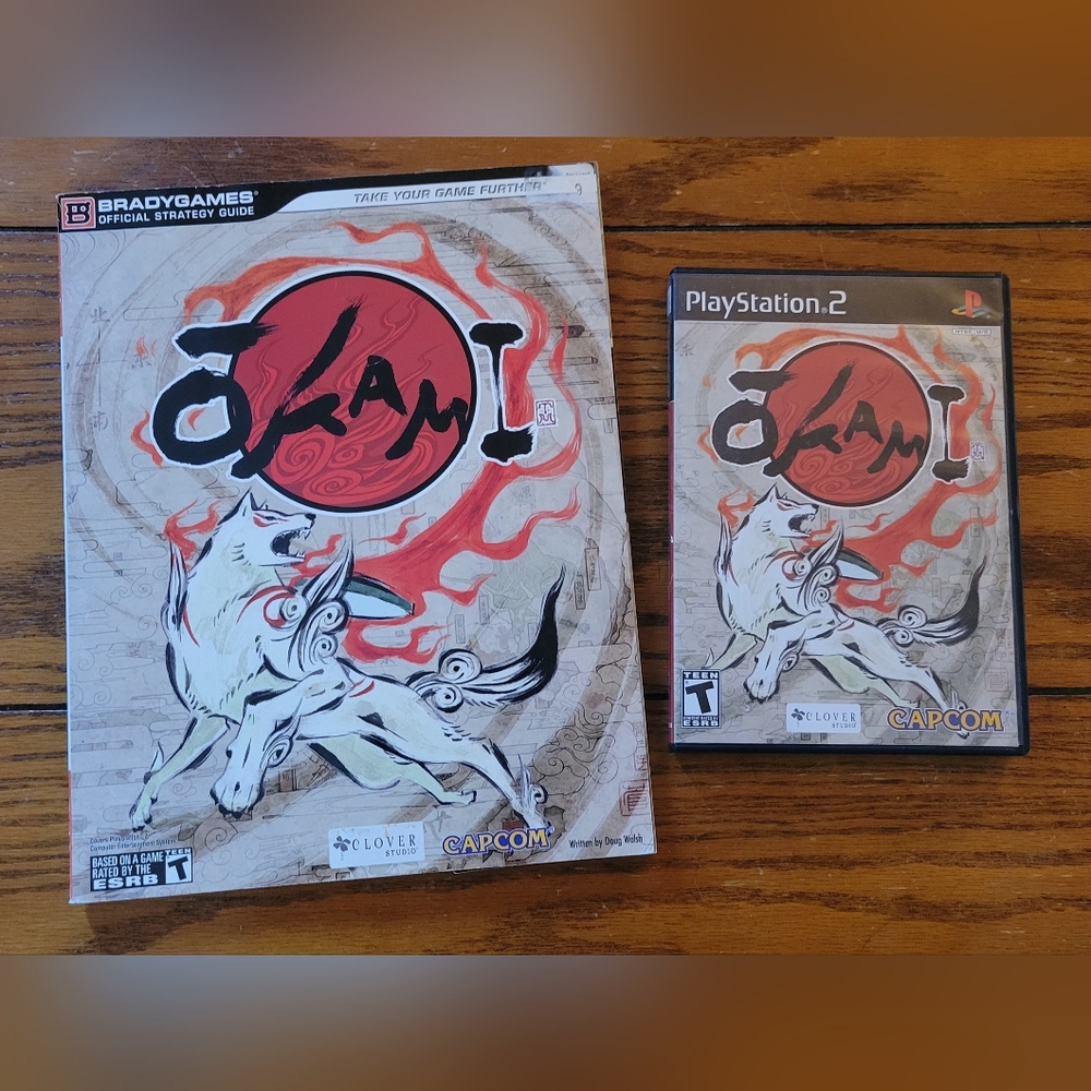Okami PlayStation 2 Game - Red and White